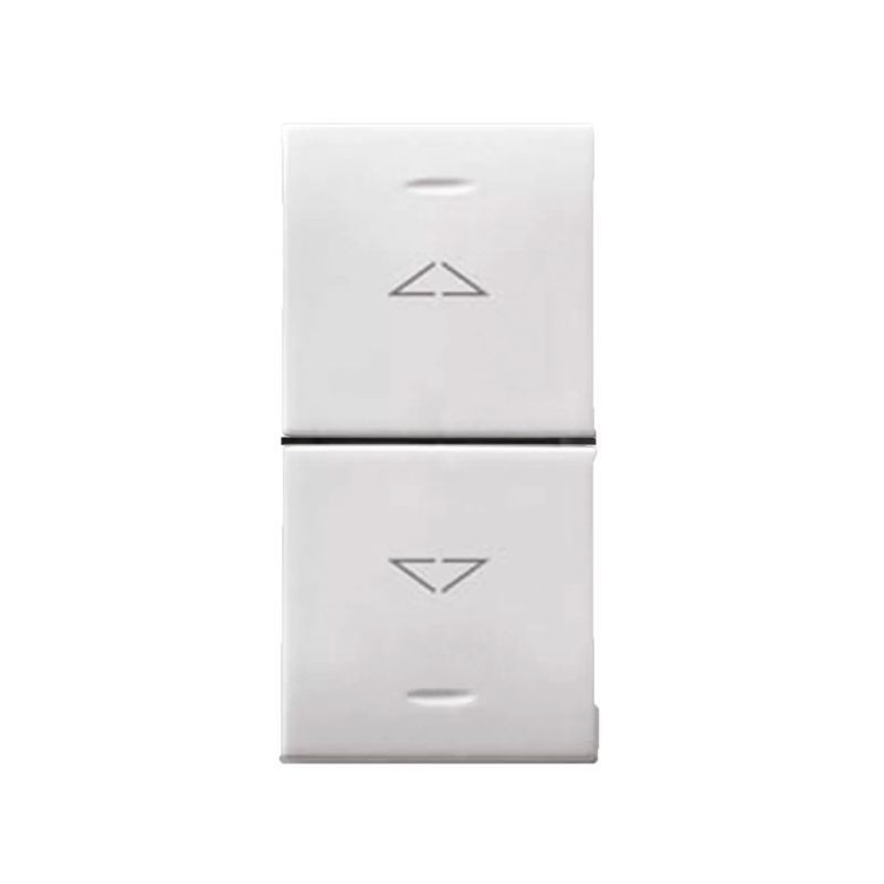 Commutatore a pulsante Ave Domus Bipolare 10A 1 modulo 441054