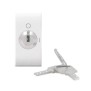 Interruttore Bipolare a Chiave Ave Domus 10A 1 modulo 441071