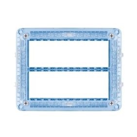 Supporto con viti 12 Moduli 6+6 Ave Sistema 44 44A12