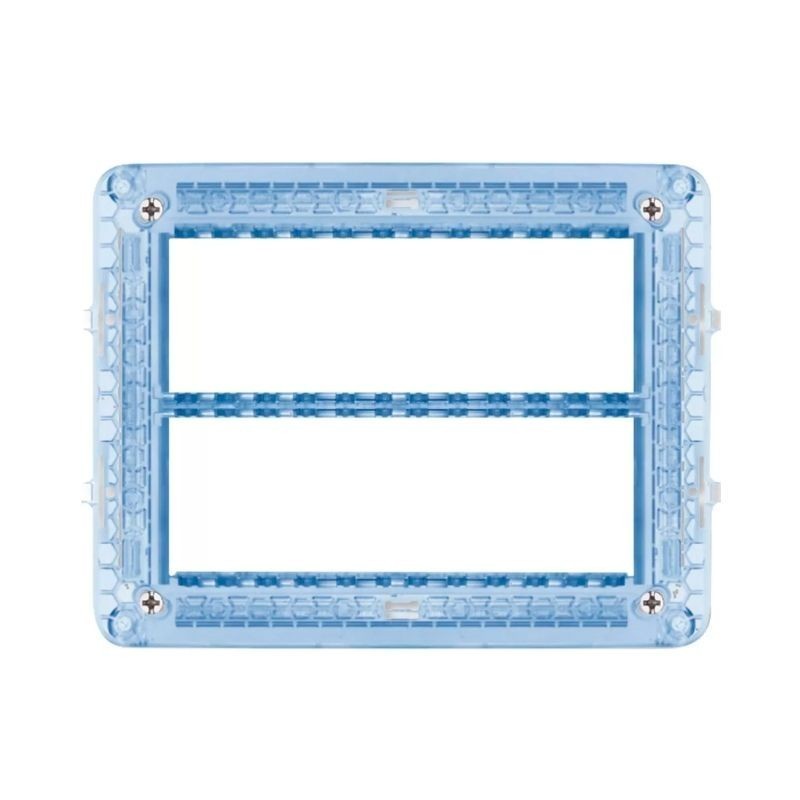 Supporto con viti 12 Moduli 6+6 Ave Sistema 44 44A12