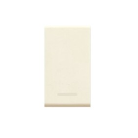 Pulsante Ave Blanc unipolare con meccanismo soft 45905