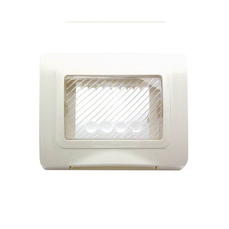 Placca Ave IP55 per esterno con membrana 3 moduli 44SP03B