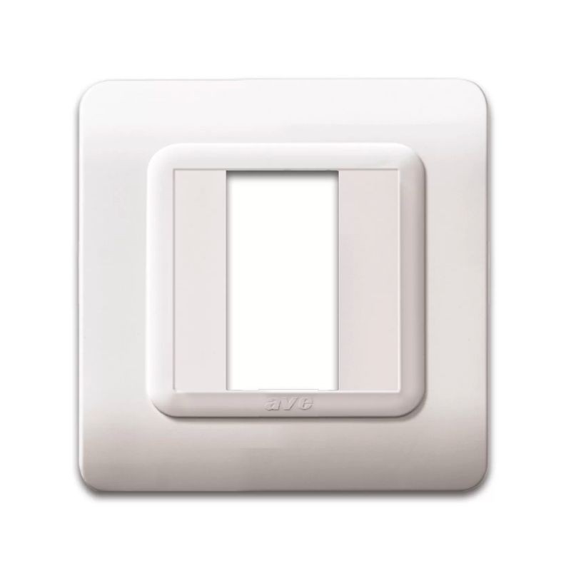 PLACCA 1 MODULO PER SCATOLA TONDA AVE 44P31B