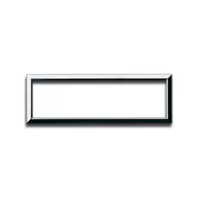 Cornicetta di ricambio 7 Moduli Cromo Lucido per placche Personal e Zama Sistema 44 AVE