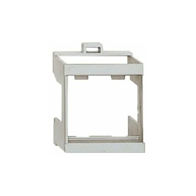 Supporto Ave Sistema 45 per installazione di 2 frutti su barra din. 53.45/2