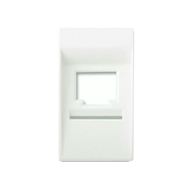 Adattatore per connettore Rj45 Qubix, clipsal ATeT Ave Banquise  45B30SC