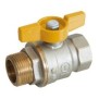 Valvola a sfera Maschio Femmina 1/2" per gas Giacomini R734GAX003