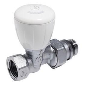 Valvola micrometrica termostatizzabile attacco tubo ferro 12 Giacomini R422X133