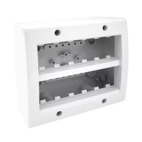 Contenitore autoportante Ave Ral 9016 IP40 Sistema 45 12 (6+6) posti 45Q412B