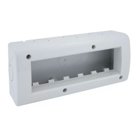 Contenitore autoportante 6moduli Ave RAL 7035 IP40 Sistema 45 45Q46