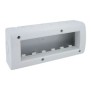 Contenitore autoportante 6moduli Ave RAL 7035 IP40 Sistema 45 45Q46