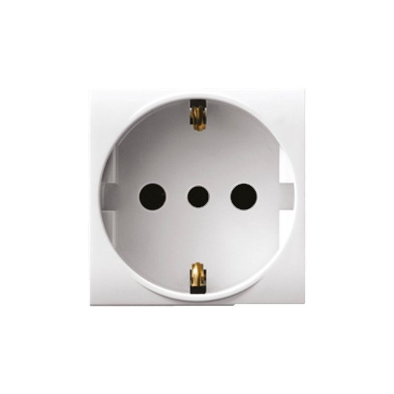 Presa Schuko Ave Domus 2P+T illuminabile  441090TS