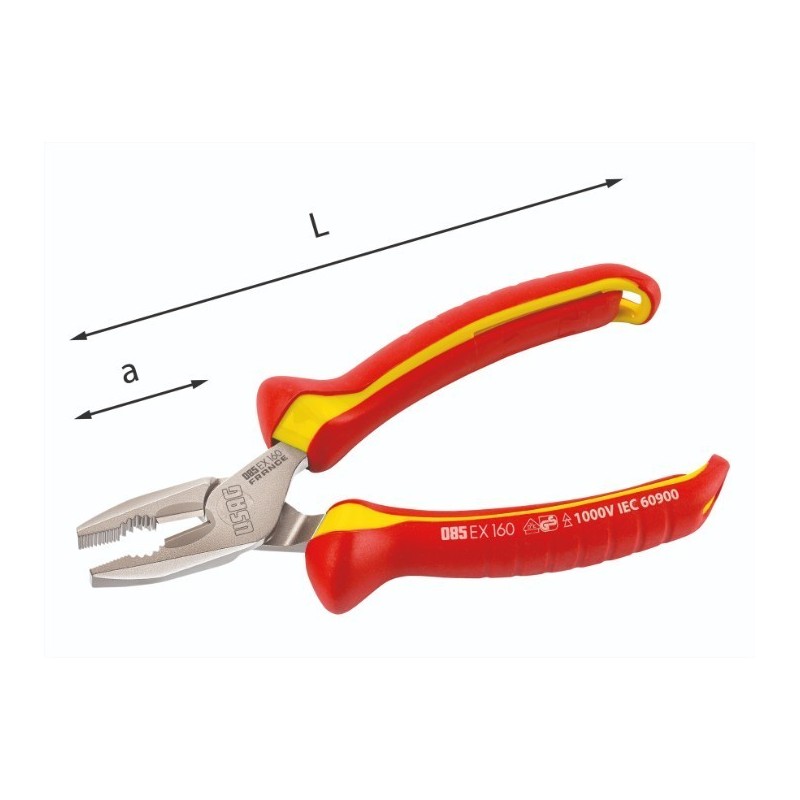 Pinze universali isolate 1000V 180MM USAG U00850110