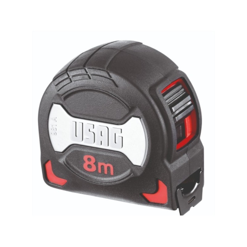 Metro a nastro professionale con rivestimento antiurto USAG U09810037