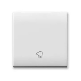 Tasto simbolo suoneria a due moduli illuminabile Ave 441TSP/2