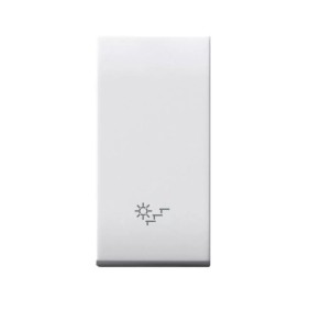 Tasto simbolo luce scala illuminabile Ave Domus 441TLSP