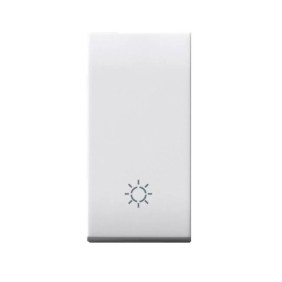 Tasto simbolo lampada illuminabile Ave Domus 441TLP