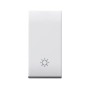 Tasto simbolo lampada illuminabile Ave Domus 441TLP