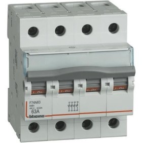 Sezionatore Bticino standard 63A 4P 4 moduli F74N63