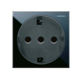 Presa schuko 2P+T 16A 2 moduli Ave Life 442090TS