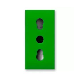 Presa Bipasso 10/16A 2P+T Verde 1 Modulo Ave S44 442006/15TSV