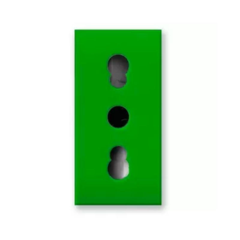 Presa Bipasso 10/16A 2P+T Verde 1 Modulo Ave S44 442006/15TSV