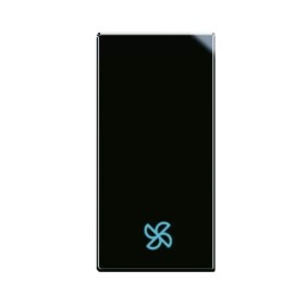 Tasto intercambiabile simbolo VENTOLA illuminabile 1 modulo Ave Life 442TVP