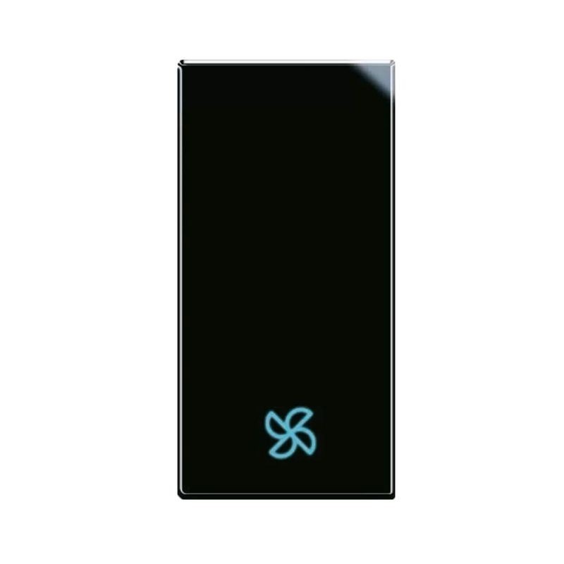 Tasto intercambiabile simbolo VENTOLA illuminabile 1 modulo Ave Life 442TVP