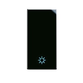 Tasto intercambiabile simbolo LAMPADA illuminabile 1 modulo Ave Life 442TLP