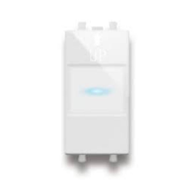 Interruttore Touch 2 fili 40-300W 1 modulo a scomparsa