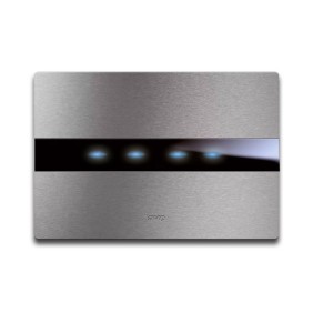 Placca Avetouch Alluminio Naturale 4 comandi 44PATC4ALS