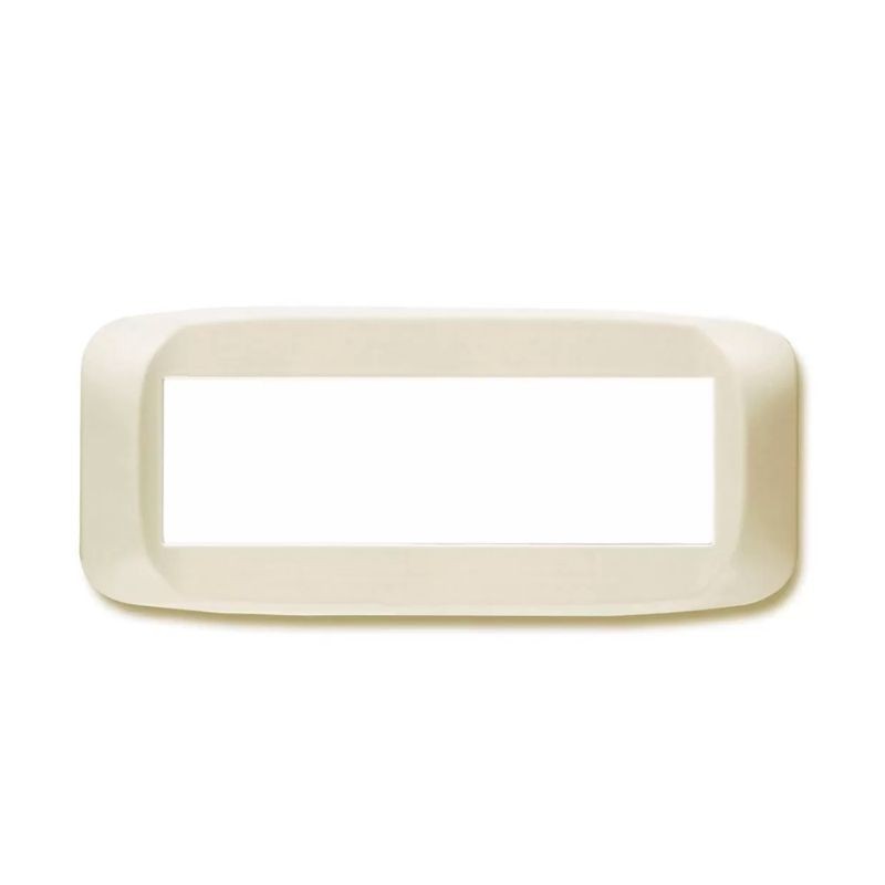 Placca Ave in Tecnopolimero 6 posti Bianco Panna 45PB06BP