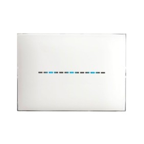 Placca YoungTouch Ave per sistema 44 colore BIANCO a 3 comandi 44PJTC3B