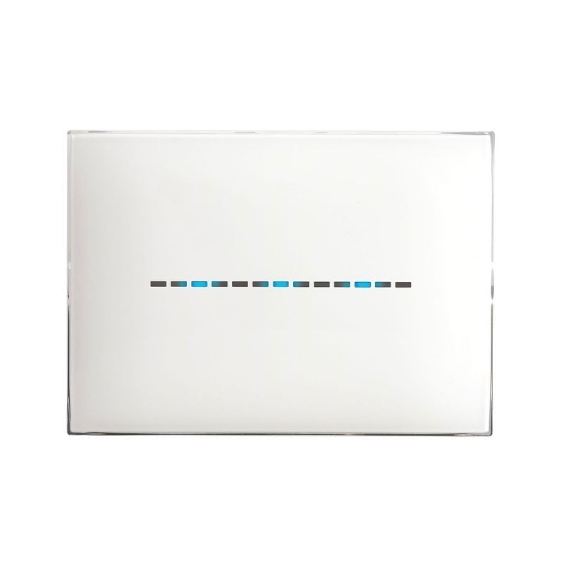 Placca YoungTouch Ave per sistema 44 colore BIANCO a 3 comandi 44PJTC3B