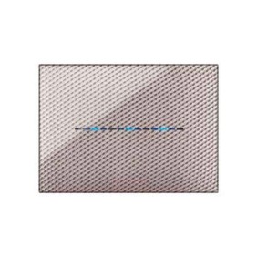 Placca YoungTouch Ave per sistema 44 colore CARBON CHIARO 3D a 3 comandi 44PJTC3CBC/3D