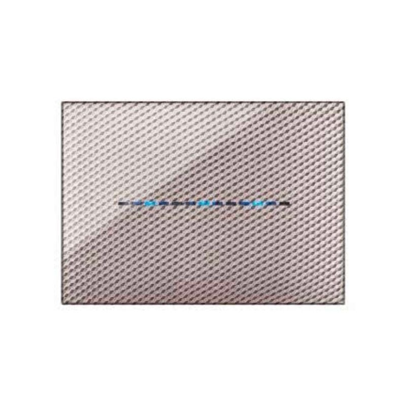Placca YoungTouch Ave per sistema 44 colore CARBON CHIARO 3D a 3 comandi 44PJTC3CBC/3D