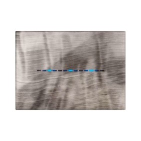 Placca YoungTouch Ave per sistema 44 colore ONICE 3D a 3 comandi 44PJTC3ONC/3D