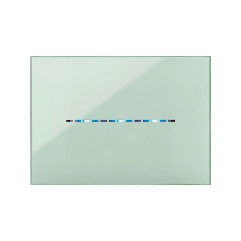 Placca YoungTouch Ave per sistema 44 colore SALVIA a 3 comandi 44PJTC3SAL