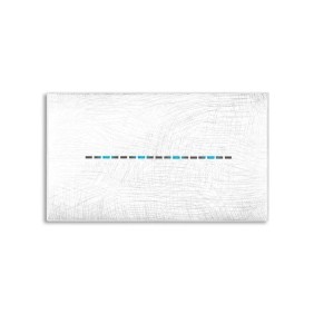 Placca YoungTouch Ave per sistema 44 colore BIANCO 3D 4 comandi 44PJTC4B/3D