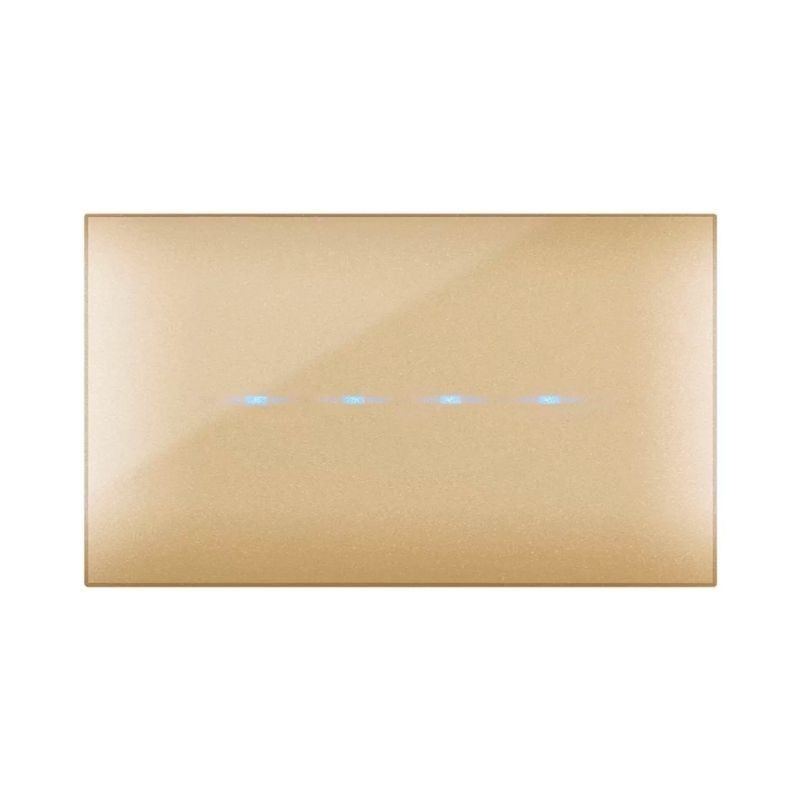 Placca YoungTouch Ave per sistema 44 colore ORO  4 comandi 44PJTC4GOLD
