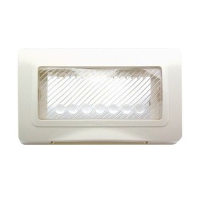 Placca Ave IP55 RAL9010 con membrana 4 moduli 44SP04B