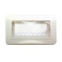 Placca Ave IP55 RAL9010 con membrana 4 moduli 44SP04B