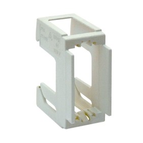 Supporto Ave Sistema 44 per installazione di 1 frutto su barra din 53/44