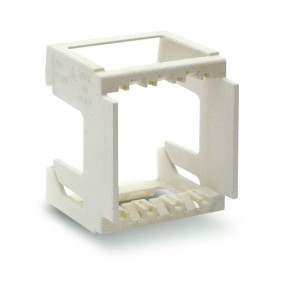 Supporto Ave Sistema 44 per installazione di 2 frutti su barra din 53/44/2