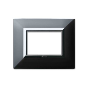 Placca Ave "Zama44" Grigio Tekla 3 moduli 44P93GTK