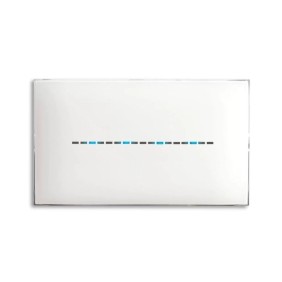 Placca Ave Touch Ave per sistema 44 colore BIANCO Totale a 4 comandi 44PJTC4BT