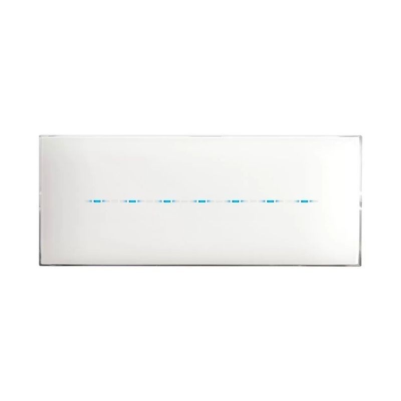 Placca Ave Touch Ave per sistema 44 colore BIANCO Totale a 7 comandi 44PJTC7BT