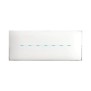 Placca Ave Touch Ave per sistema 44 colore BIANCO Totale a 7 comandi 44PJTC7BT