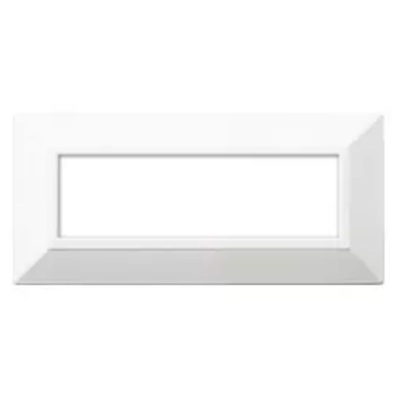Placca AVE 44P97B "Zama 44" Bianco Ral9010 7 moduli