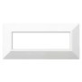 Placca AVE 44P97B "Zama 44" Bianco Ral9010 7 moduli